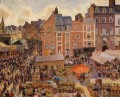the fair dieppe sunny afternoon 1901 Camille Pissarro